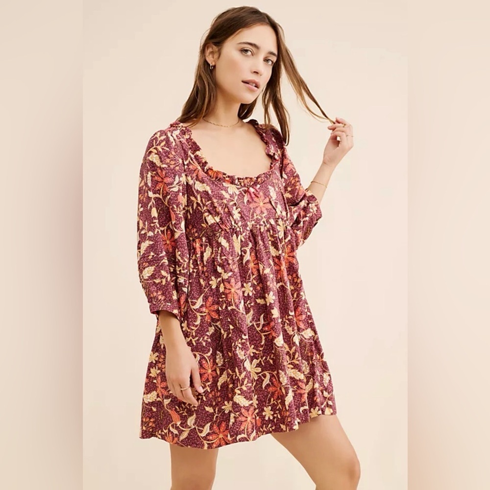 Free People Lola Floral Mini Dress
